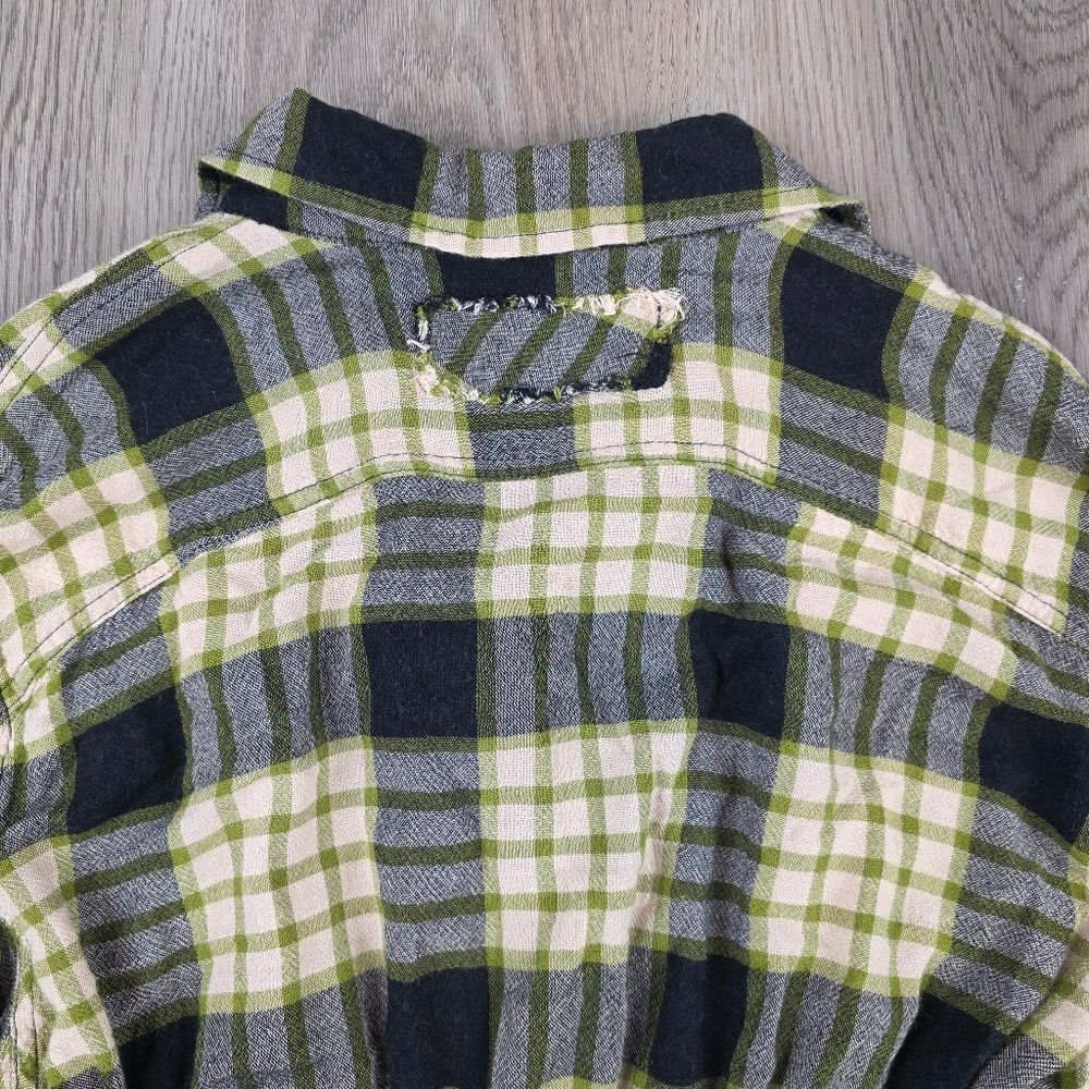 Free People We The Free Pacific Dawn Plaid Button Dawn Shirt Size XS - Picture 10 of 12